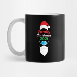 Vaccinated Family Christmas 2021, Cute Merry Chirstmas Fully Vaccinated Tee Mug